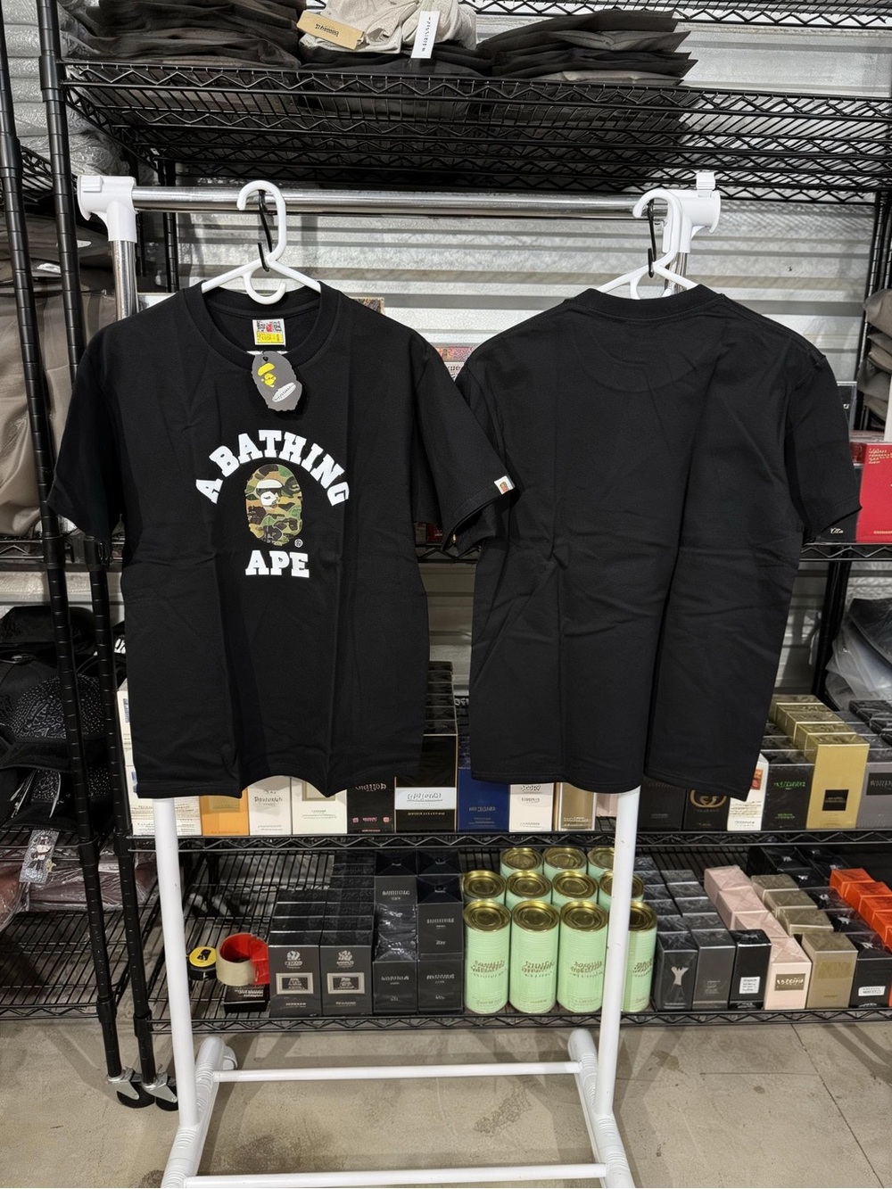 BAPE Black Logo Graphic Tee